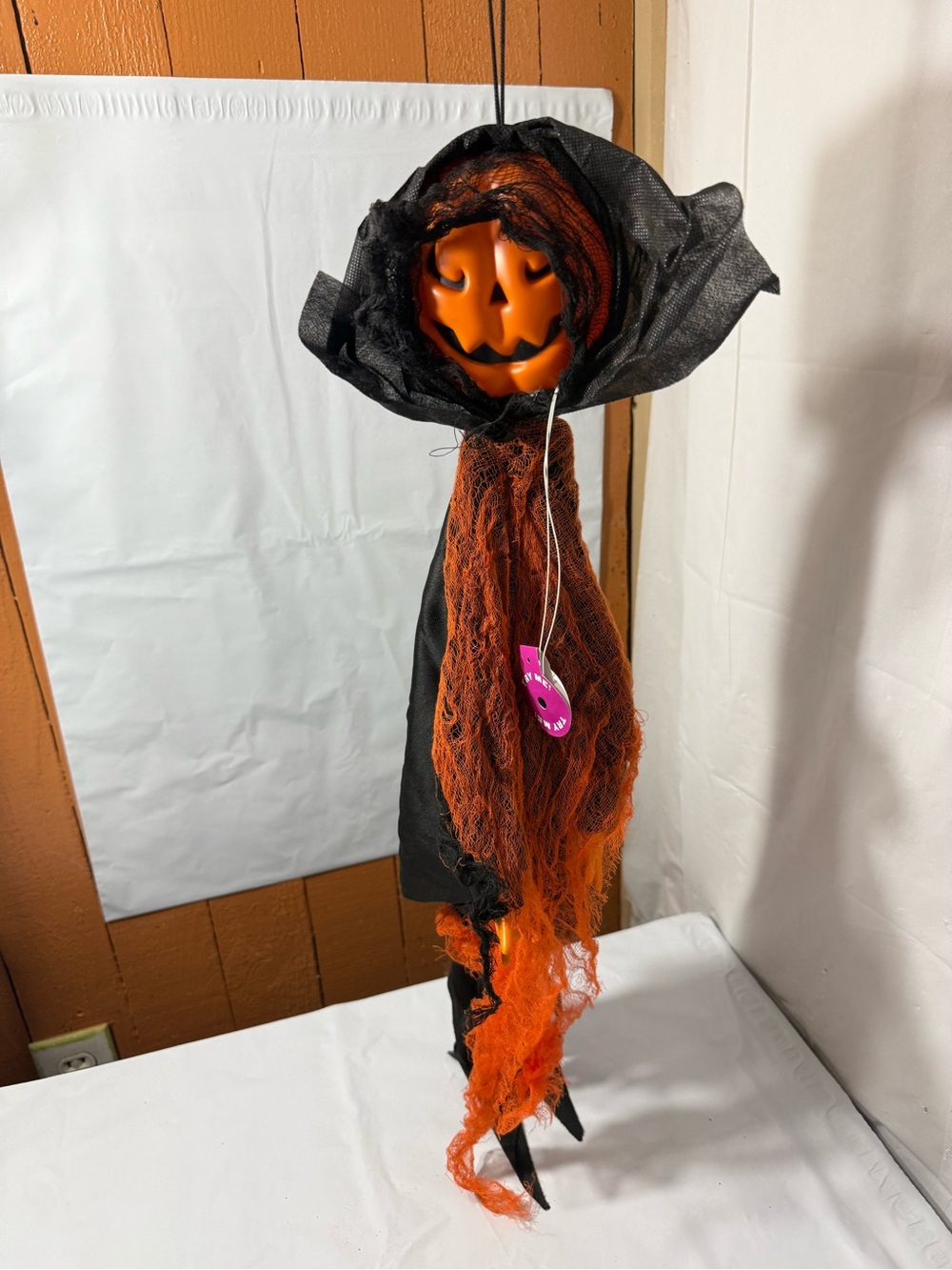 Light Up Pumpkin Halloween ghost Hanging Decoration